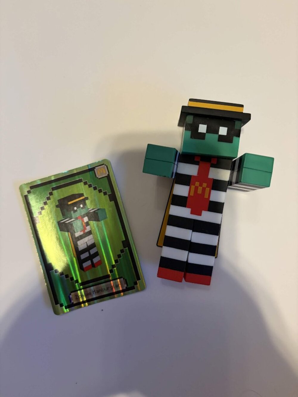 McDonalds Happy Meal Minecraft Hamburglar Toy